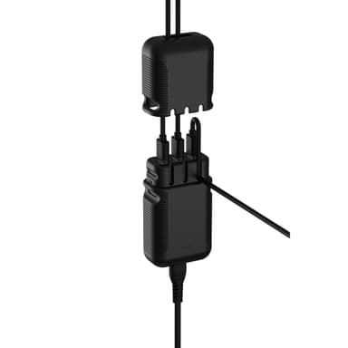 Unisynk Tripler USB multi-vegglader (sort) Unisynk Tripler USB multi-vegglader (sort)