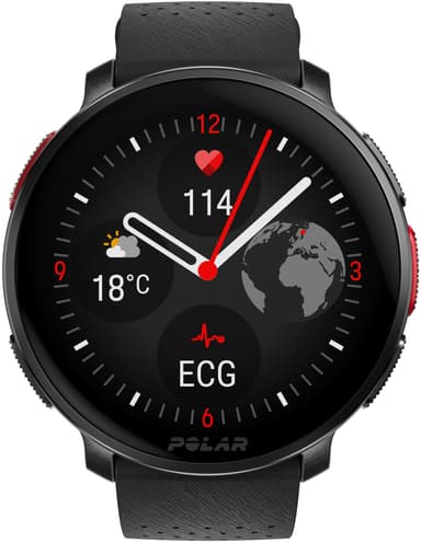 Polar Vantage V3 sportsklokke 47mm HR (sort)
