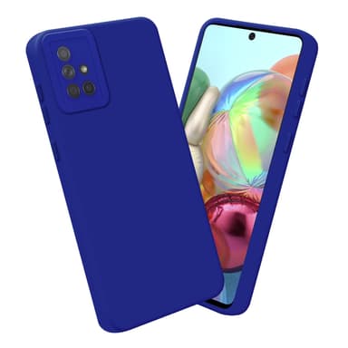 Samsung Galaxy A71 4G silikondeksel case (blå)