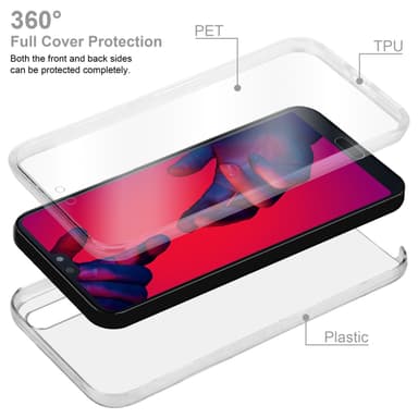Huawei P20 PRO / P20 PLUS Deksel 360 Case Cover