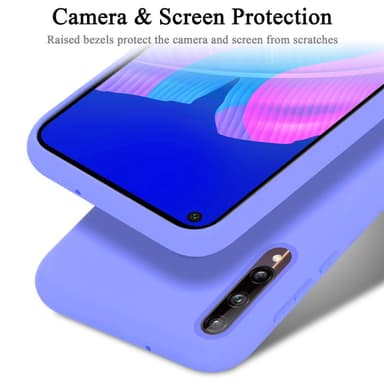 Huawei P40 LITE E silikondeksel case (lilla)