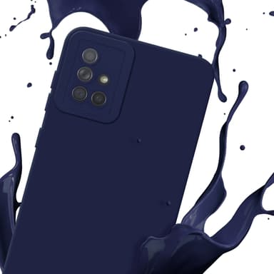 Samsung Galaxy A71 4G silikondeksel case (blå)