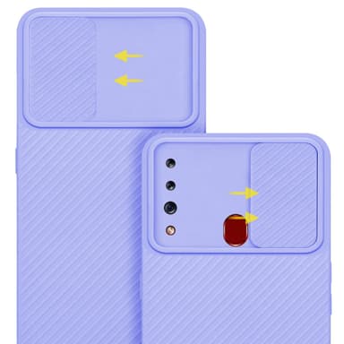 Samsung Galaxy A20s silikondeksel cover (lilla)