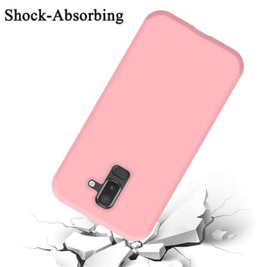 Samsung Galaxy A6 PLUS 2018 silikondeksel case (rosa)