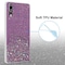 Huawei P20 Silikondeksel Glitter (lilla)