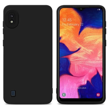 Samsung Galaxy A10 silikondeksel case (svart)