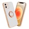 iPhone 12 silikondeksel case (hvit)