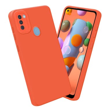 Samsung Galaxy A11 / M11 silikondeksel case (oransje)