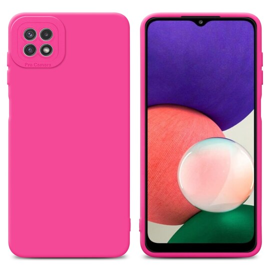 Samsung Galaxy A22 5G silikondeksel case (rosa)
