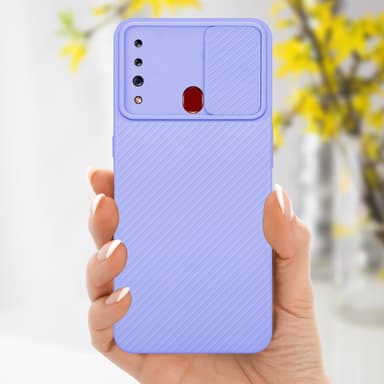Samsung Galaxy A20s silikondeksel cover (lilla)