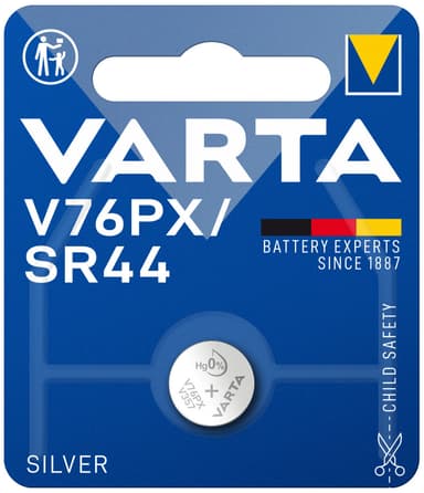 Varta V76PX/SR44 Silver Coin batteri 3742249 (1 pk)