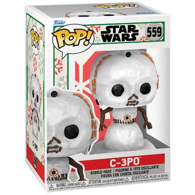 Funko Pop! Vinyl Star Wars Holiday C3PO Snowman figur