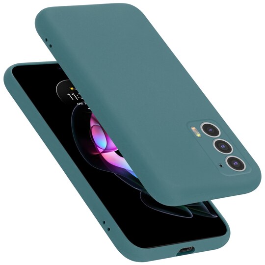 Motorola EDGE 20 silikondeksel case (grønn)