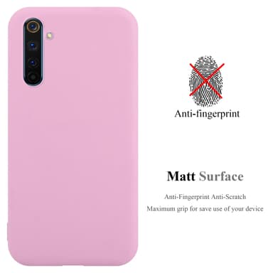 Realme 6 PRO silikondeksel cover (rosa)