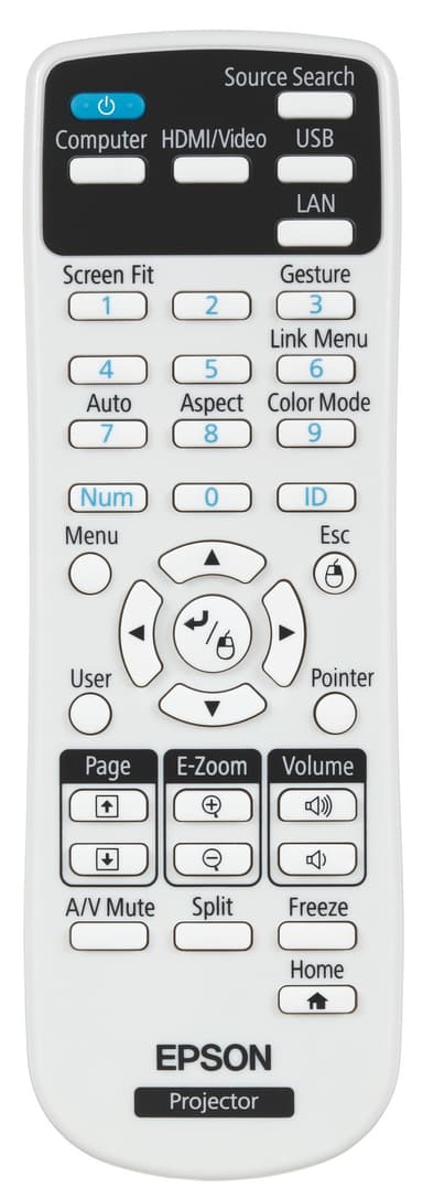 Epson møteromsprojektor EB-2245U (hvit)