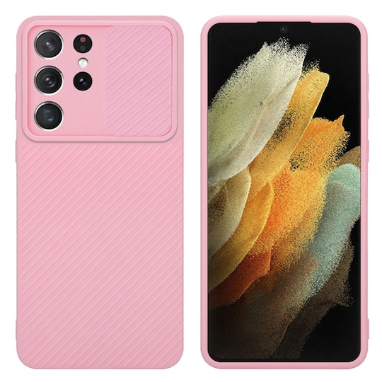 Samsung Galaxy S21 ULTRA silikondeksel cover (rosa)
