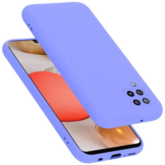 Samsung Galaxy A42 4G silikondeksel case (lilla)