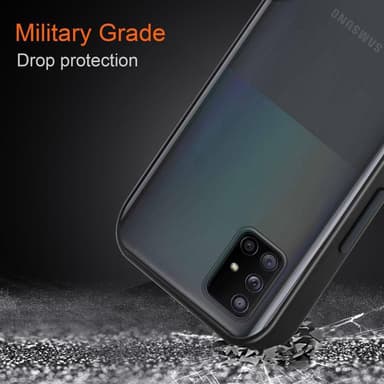 Samsung Galaxy A71 4G Deksel Case Cover (gjennomsiktig)