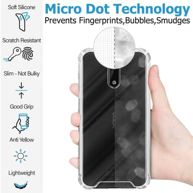 Nokia 6 2017 Deksel Case Cover (gjennomsiktig)