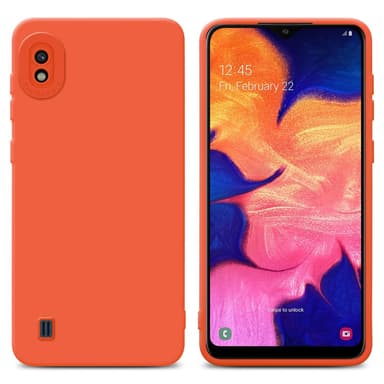 Samsung Galaxy A10 silikondeksel case (oransje)