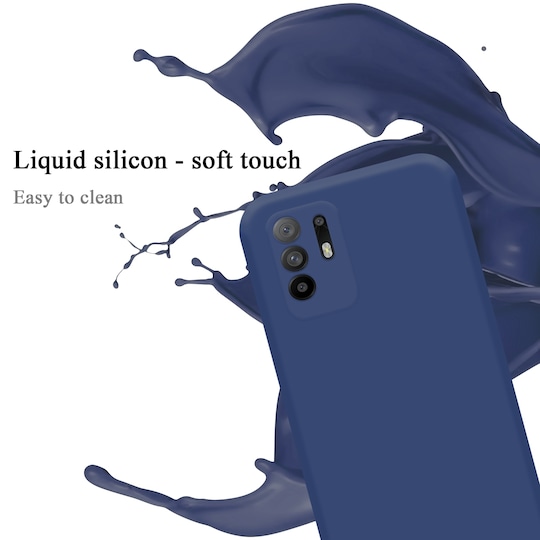 Oppo A94 5G silikondeksel case (blå)