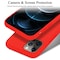 iPhone 13 silikondeksel case (rød)