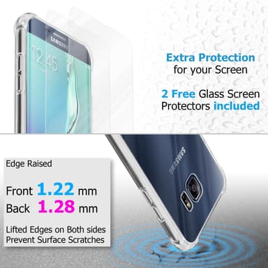 Samsung Galaxy S6 Deksel Case Cover (gjennomsiktig)