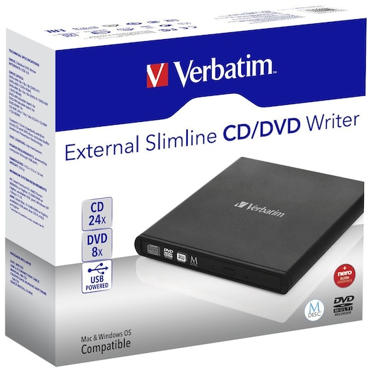 Verbatim Mobile DVD-brenner (sort)