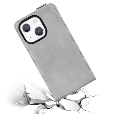 iPhone 13 Deksel Flip Case (grå)