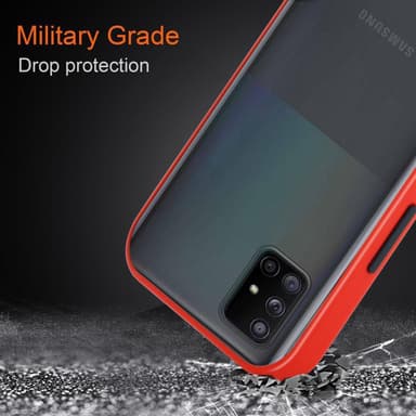 Samsung Galaxy A71 4G Deksel Case Cover (gjennomsiktig)