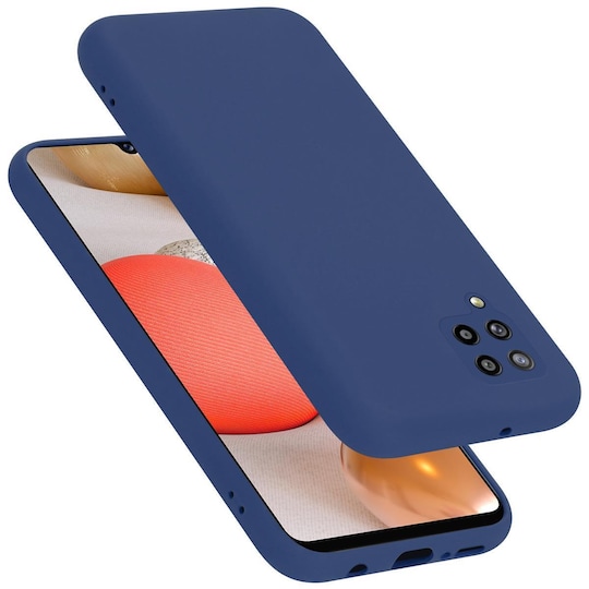 Samsung Galaxy A42 4G silikondeksel case (blå)