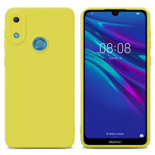 Huawei Y6 2019 silikondeksel case (gul)