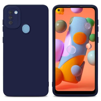Samsung Galaxy A11 / M11 silikondeksel case (blå)