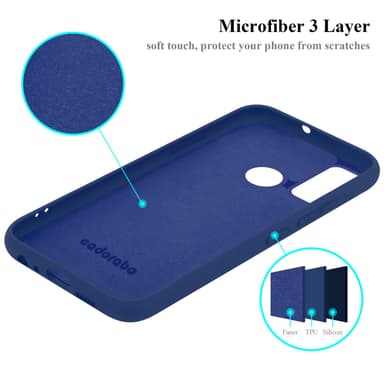 Huawei P SMART 2020 silikondeksel case (blå)