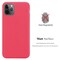 iPhone 13 PRO MAX silikondeksel cover (rød)