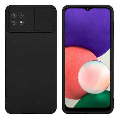 Samsung Galaxy A22 5G silikondeksel cover (svart)