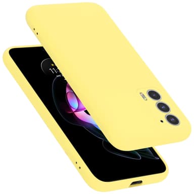 Motorola EDGE 20 silikondeksel case (gul)