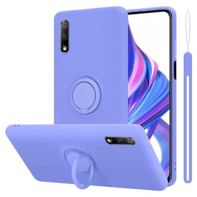 Honor 9X Deksel Ring Case (lilla)