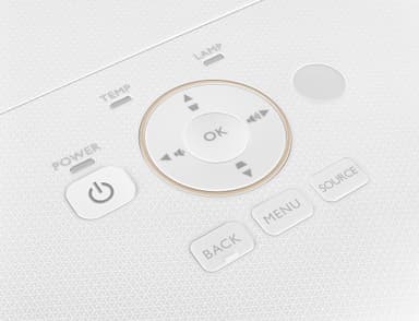 BenQ projektor W2000 (hvit)