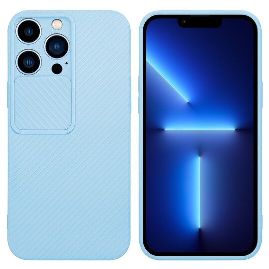 iPhone 13 PRO silikondeksel cover (blå)