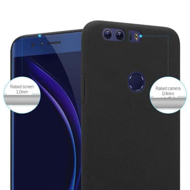 Honor 8 / 8 PREMIUM Hardt Deksel Cover (svart)