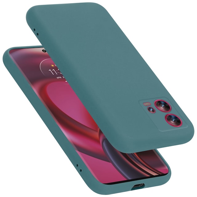 Motorola EDGE 30 FUSION silikondeksel case (grønn)