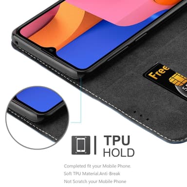 Samsung Galaxy A20s Deksel Case Cover (blå)