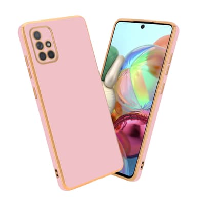 Samsung Galaxy A71 4G silikondeksel case (rosa)