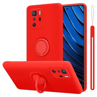 Xiaomi POCO X3 GT Deksel Ring Case (rød)