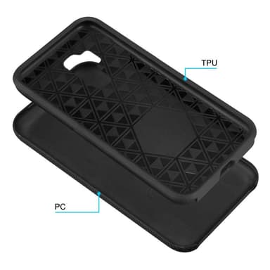 Samsung Galaxy S9 PLUS Deksel Case Cover (svart)