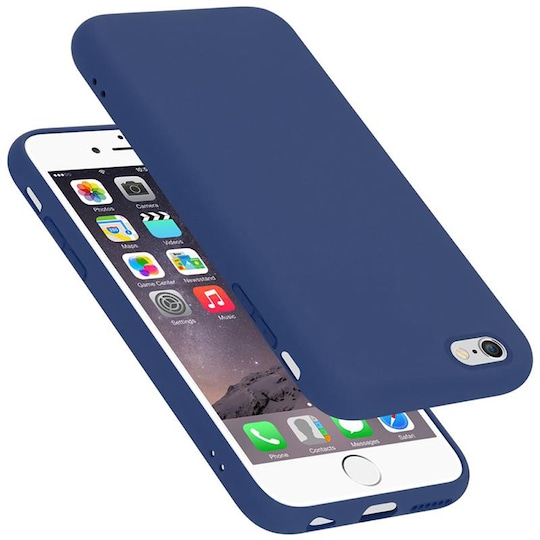 iPhone 6 / 6S silikondeksel case (blå)