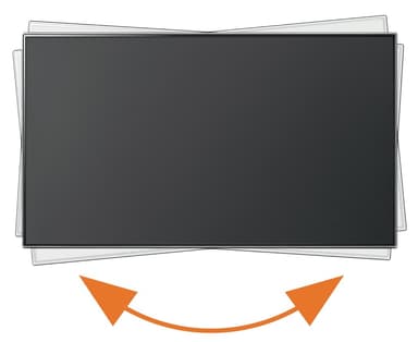 Vogels Wall 3345 veggfeste 40"–65" (sort)