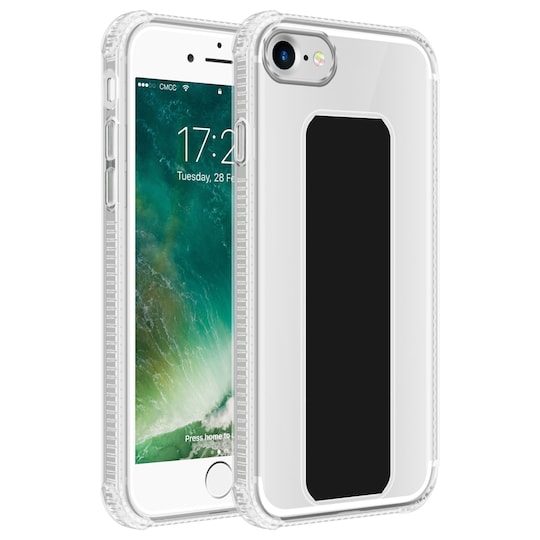 iPhone 7 / 7S / 8 / SE 2020 Deksel Case Cover (svart)