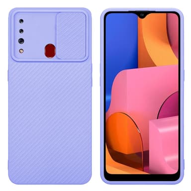 Samsung Galaxy A20s silikondeksel cover (lilla)